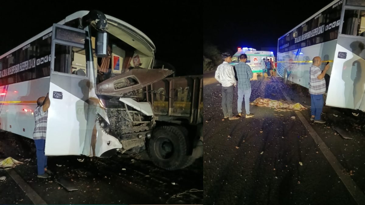 16 यात्रियों से भरी बस पलटी: 5 महीने की बेटी के पिता की मौत, 7 लोग गंभीर रूप से घायल